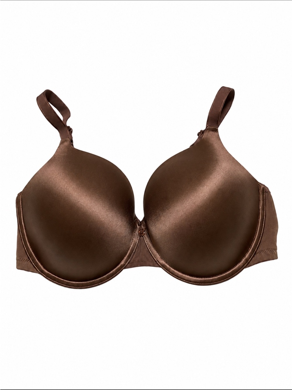 ASHLEY GRAHAM 44D Satin T-Shirt Bra Full Coverage Smooth Sculpting
